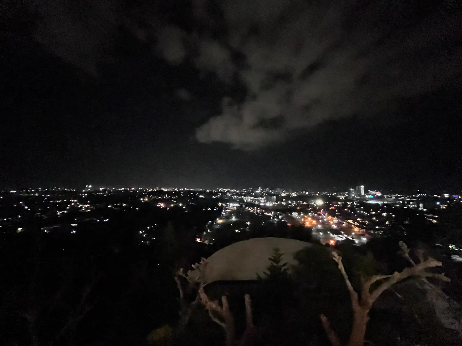 The Davao City skyline at night