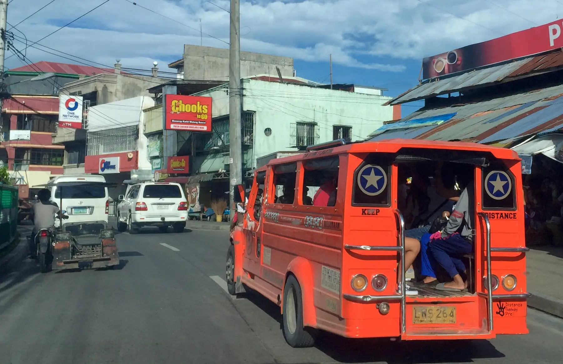 A jeepney on a Davao City street